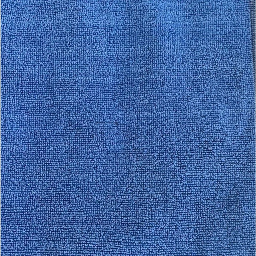 Surfer Girl Beach Towel 27x54 Surfboard Blue Stripes Reversible Navy Blue *READ*
